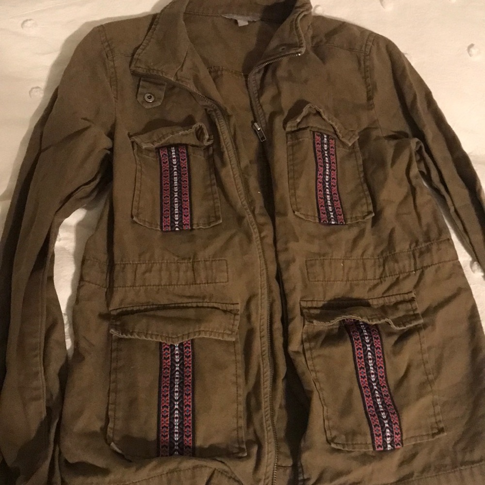 Army green jacket